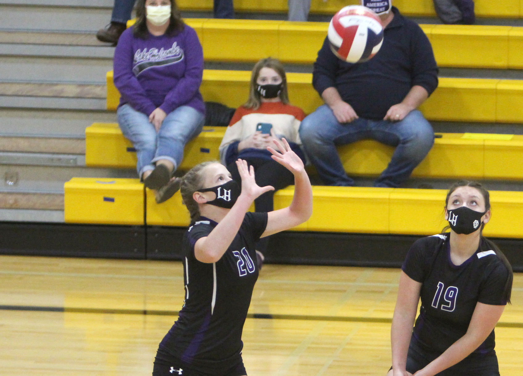 Lake Holcombe at Cornell volleyball 10-15-20